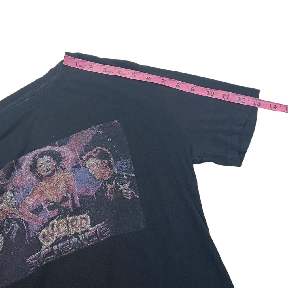 1985 Vintage Weird Science Movie T Shirt Black  S - Picture 8 of 8